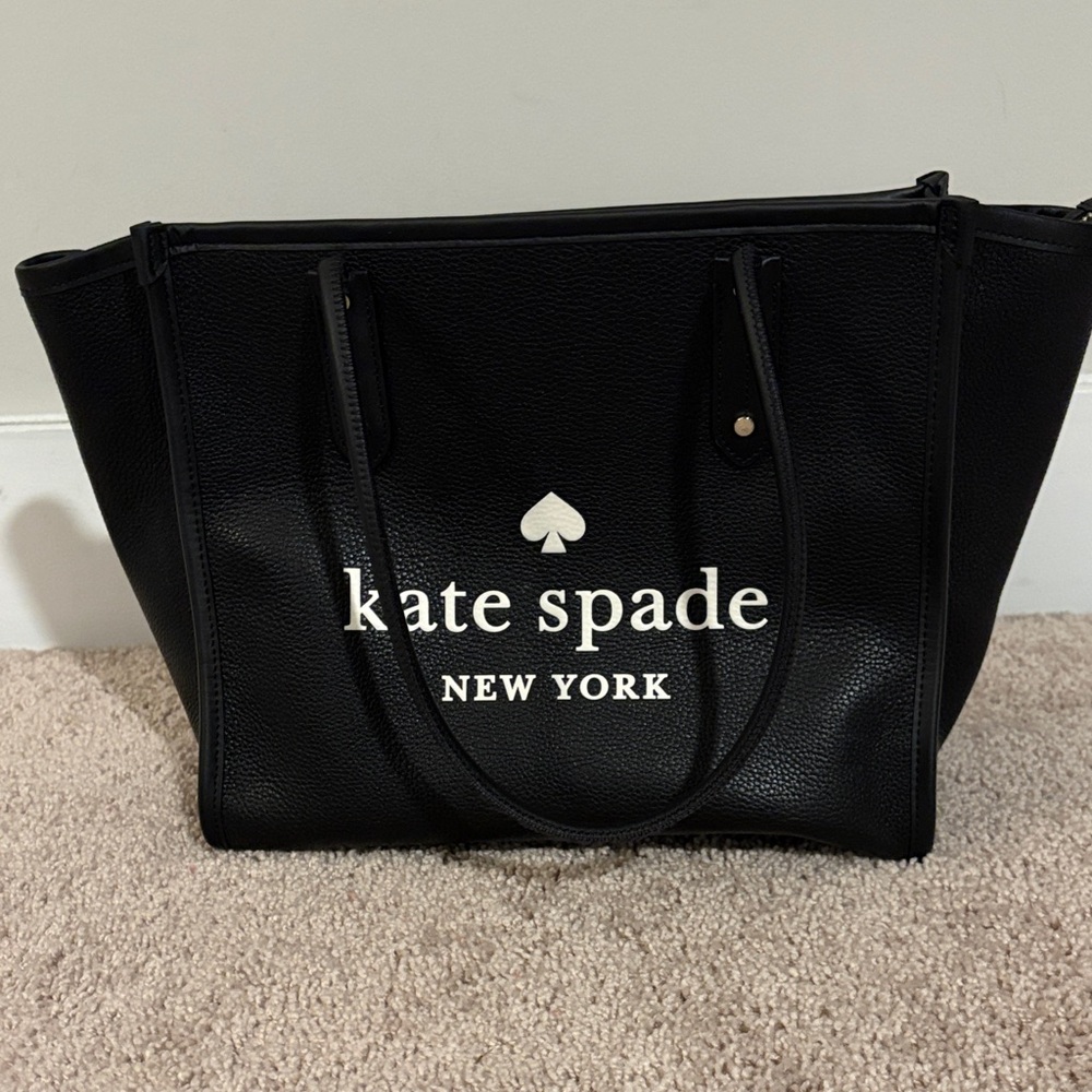 Kate Spade Black Leather Tote